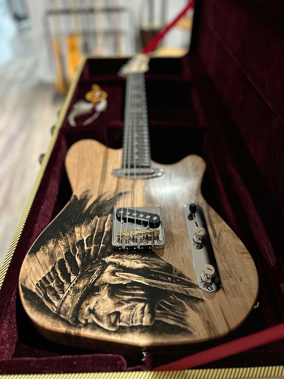 Guitare pour Matt Lang
